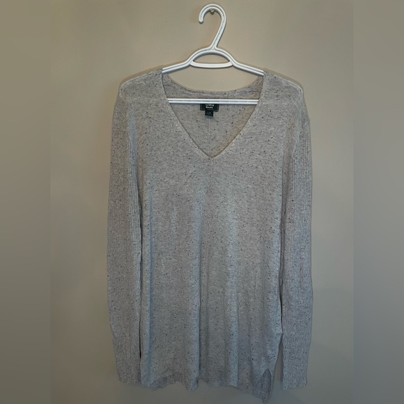 Roots long-sleeve slouchy speckle top - Picture 1 of 2